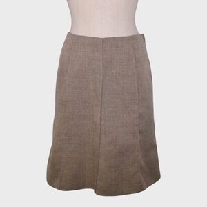 Hennes Herringbone A-Line Skirt with Paneled Detail